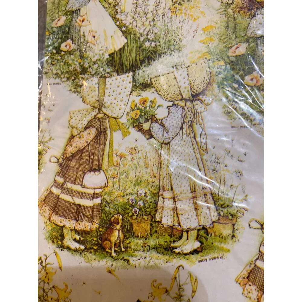 Vintage Americard American Greetings Gift Wrap for Girls NEW Frontier Girls Bonn